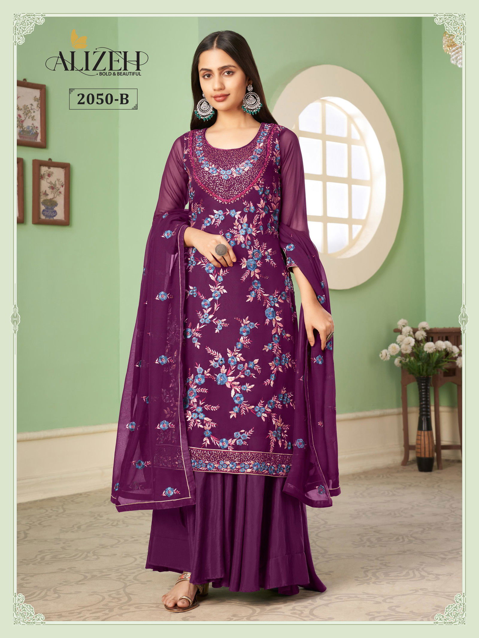 Alizeh Zaida Vol 10 Georgette Designer Salwar Suit Collection